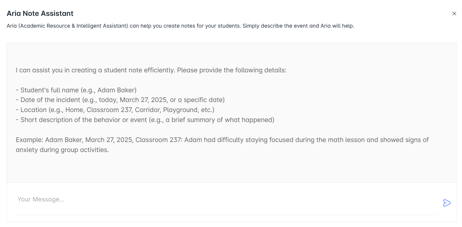 Notes: Create a Note with Aria Note Assistant – Ativion