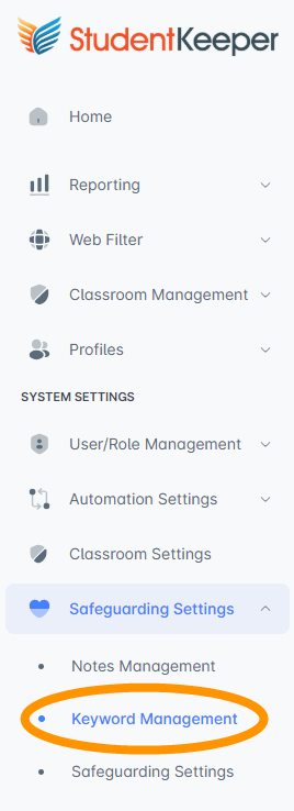 Safeguarding Settings Keyword Management.png